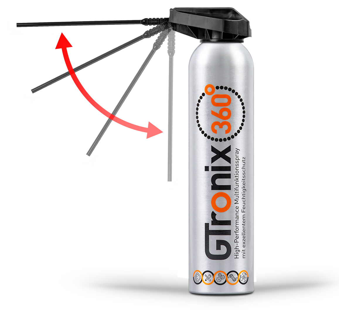 GTronix 360° Multifunktionsspray 300ml - 12er Pack
